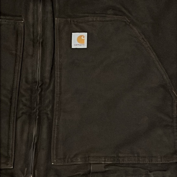 Carhartt Women’s Brown Fleece Lined Full Zip Five Pocket Vest Size 2XL-(20/22W) - Picture 3 of 8